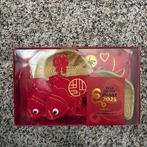 Year Of The Snake 2025 6ft Lucky Fish & Gold Nuggets Garland